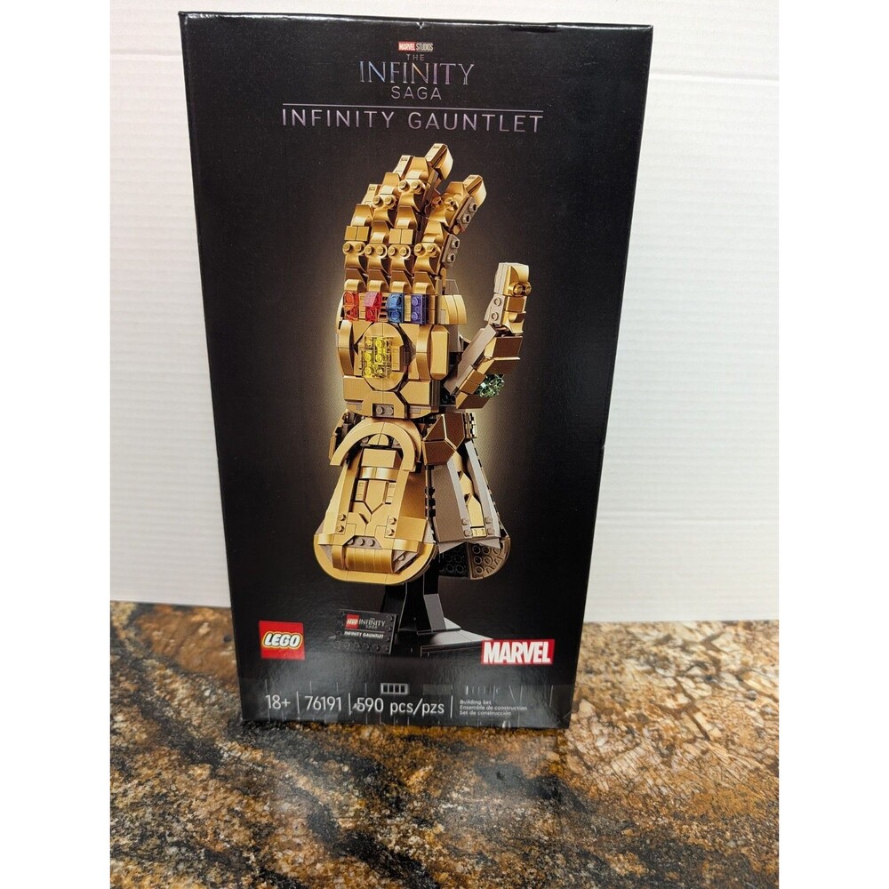 LEGO Marvel Infinity Saga Infinity Gauntlet 76191 590 pcs 18+ Display Set